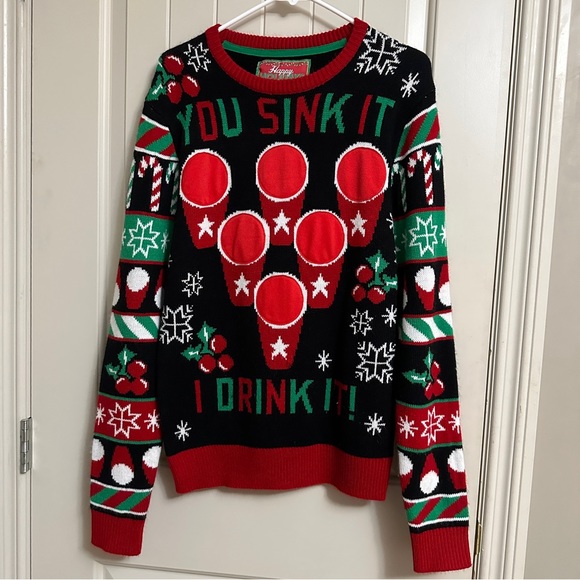 Unisex Christmas Sweater - Picture 1 of 4